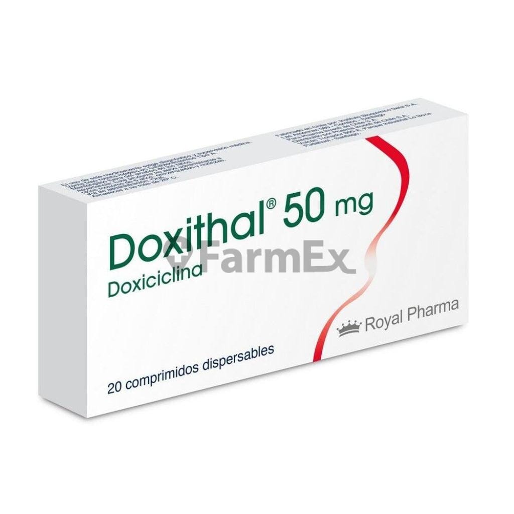Doxithal 50 mg x 20 comprimidos Farmex-BanMedica-Persistente